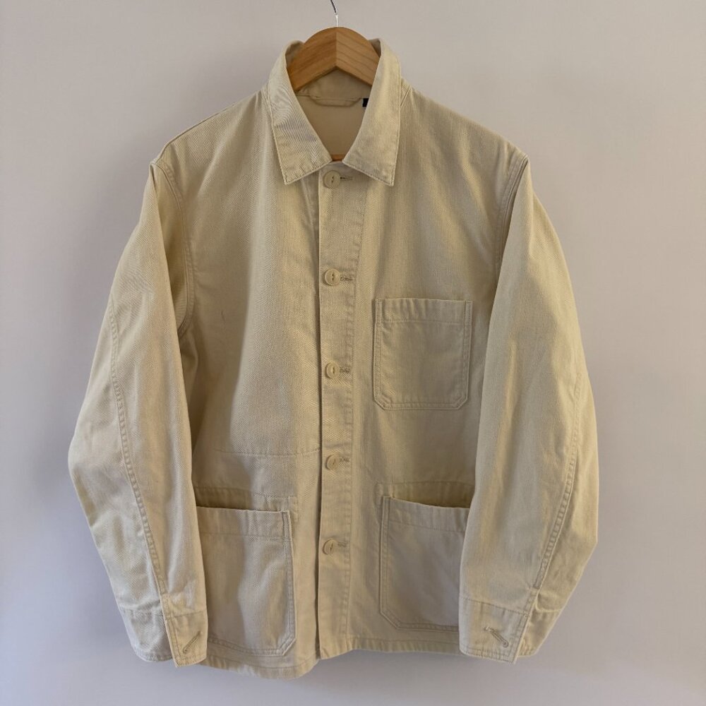 Uniqlo Men’s Cotton Chore Coat Sz Small - Picture 2 of 10